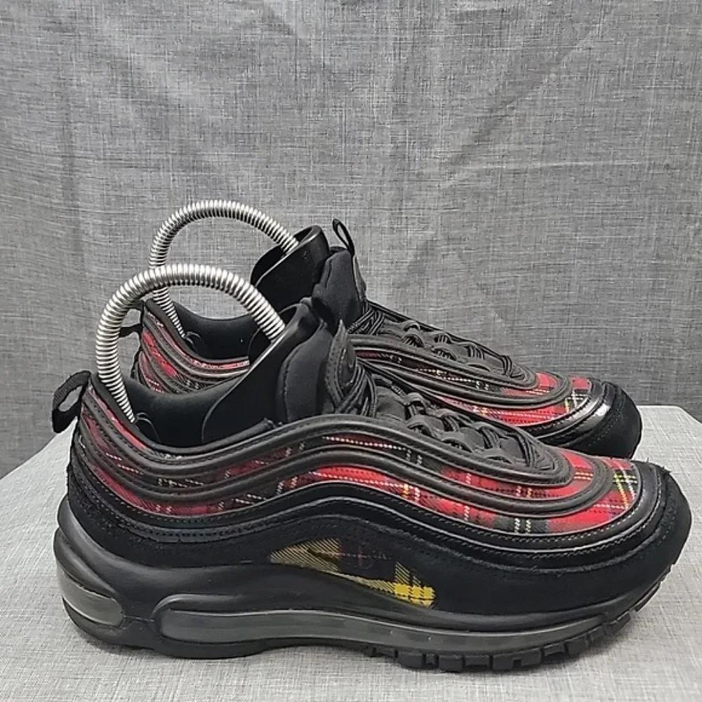 Nike Air Max 97 SE Tartan Black, Red AV8220-001 Women's 7.5